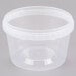 Placon 16 oz. Clear Tamper Resistant Tamper-Evident Safe Lock Deli Container - 500/Case Placon 16 oz. Clear Tamper Resistant Tamper-Evident Safe Lock Deli Container - 500/Case