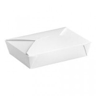 Fold-Pak 02BPWHITEM Bio-Pak White Microwavable Paper #2 Take-Out Containers 7 3/4 Fold-Pak 02BPWHITEM Bio-Pak White Microwavable Paper #2 Take-Out Containers 7 3/4