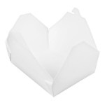 Fold-Pak 02BPWHITEM Bio-Pak White Microwavable Paper #2 Take-Out Containers 7 3/4 Fold-Pak 02BPWHITEM Bio-Pak White Microwavable Paper #2 Take-Out Containers 7 3/4