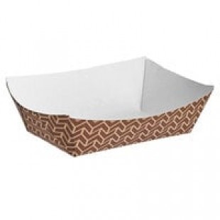 Southern Champion #250 2 1/2 lb. Deco Paper Food Tray - 500/Case