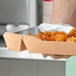 Carnival King 10 lb. Large Two-Compartment Foiled Paper Food Tray 10
