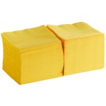 Choice Sunny Yellow 2-Ply Beverage / Cocktail Napkin - 1,000/Case