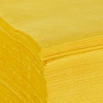 Choice Sunny Yellow 2-Ply Beverage / Cocktail Napkin - 1,000/Case