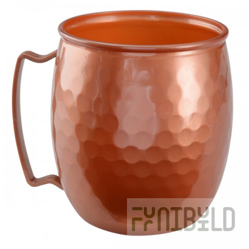 Fineline 4516-COP Quenchers 16 oz. Moscow Mule Mug - 48/Case