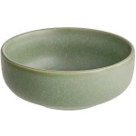 Acopa Pangea 10 oz. Sage Green Matte Porcelain Nappie Bowl - Sample