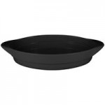 RAK Porcelain Chef's Fusion 11 oz. Volcano Black Porcelain Frying Pan - 6/Case