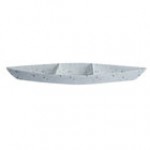 G.E.T. Enterprises BT319T Bugambilia 6.9 Qt. Classic Textured Finish Terracotta Resin-Coated Aluminum Deep Boat with Dividers G.E.T. Enterprises BT319T Bugambilia 6.9 Qt. Classic Textured Finish Terracotta Resin-Coated Aluminum Deep Boat with Dividers