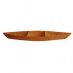 G.E.T. Enterprises BT319T Bugambilia 6.9 Qt. Classic Textured Finish Terracotta Resin-Coated Aluminum Deep Boat with Dividers G.E.T. Enterprises BT319T Bugambilia 6.9 Qt. Classic Textured Finish Terracotta Resin-Coated Aluminum Deep Boat with Dividers