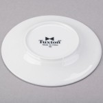 Tuxton GDP-060 TuxTrendz Sandbar 1.5 oz. Bright White China Oil Dish - 24/Case