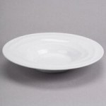 Tuxton GDP-060 TuxTrendz Sandbar 1.5 oz. Bright White China Oil Dish - 24/Case