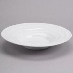 Tuxton GDP-060 TuxTrendz Sandbar 1.5 oz. Bright White China Oil Dish - 24/Case