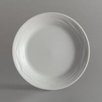 Tuxton GDP-060 TuxTrendz Sandbar 1.5 oz. Bright White China Oil Dish - 24/Case