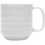 Tuxton GDP-060 TuxTrendz Sandbar 1.5 oz. Bright White China Oil Dish - 24/Case