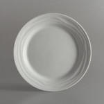 Tuxton GDP-060 TuxTrendz Sandbar 1.5 oz. Bright White China Oil Dish - 24/Case
