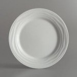 Tuxton GDP-060 TuxTrendz Sandbar 1.5 oz. Bright White China Oil Dish - 24/Case