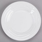 Tuxton GDP-060 TuxTrendz Sandbar 1.5 oz. Bright White China Oil Dish - 24/Case