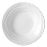 Tuxton GDP-060 TuxTrendz Sandbar 1.5 oz. Bright White China Oil Dish - 24/Case