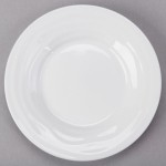 Tuxton GDP-060 TuxTrendz Sandbar 1.5 oz. Bright White China Oil Dish - 24/Case