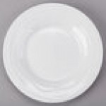 Tuxton GDP-060 TuxTrendz Sandbar 1.5 oz. Bright White China Oil Dish - 24/Case