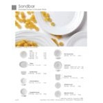 Tuxton GDP-060 TuxTrendz Sandbar 1.5 oz. Bright White China Oil Dish - 24/Case