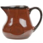 Tuxton GAR-752 TuxTrendz Artisan Red Rock 2.5 oz. China Ramekin - 24/Case