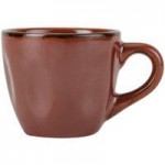 Tuxton GAR-752 TuxTrendz Artisan Red Rock 2.5 oz. China Ramekin - 24/Case