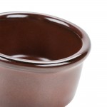 Tuxton GAR-752 TuxTrendz Artisan Red Rock 2.5 oz. China Ramekin - 24/Case