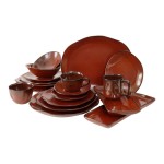 Tuxton GAR-752 TuxTrendz Artisan Red Rock 2.5 oz. China Ramekin - 24/Case