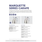Service Ideas Marquette 33.8 oz. Vintage Gold Stainless Steel Insulated Carafe / Server with Push Button Lid MAR10BSPBVG Service Ideas Marquette 33.8 oz. Vintage Gold Stainless Steel Insulated Carafe / Server with Push Button Lid MAR10BSPBVG