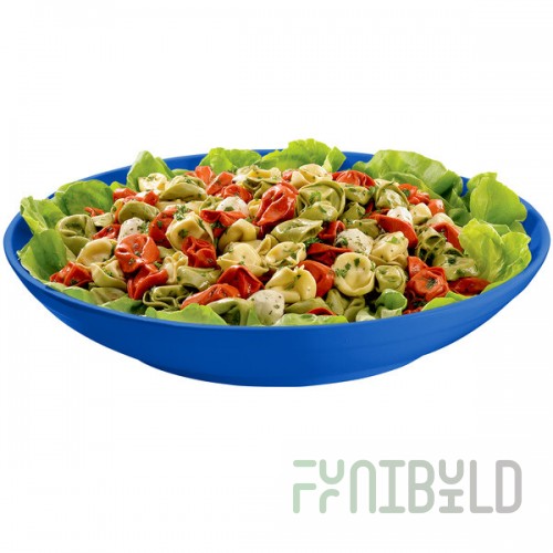 TableCraft CW3160CBL 5.5 Qt. Cobalt Blue Cast Aluminum Pasta Bowl
