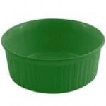 Bon Chef 5054 2.5 Qt. Smoke Gray Sandstone Finish Cast Aluminum Round Casserole Dish