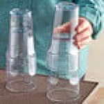 Choice 16 oz. Clear Plastic Paneled Tumbler - 12/Pack Choice 16 oz. Clear Plastic Paneled Tumbler - 12/Pack
