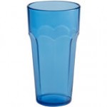 Choice 16 oz. Clear Plastic Paneled Tumbler - 12/Pack Choice 16 oz. Clear Plastic Paneled Tumbler - 12/Pack