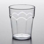 Choice 16 oz. Clear Plastic Paneled Tumbler - 12/Pack Choice 16 oz. Clear Plastic Paneled Tumbler - 12/Pack