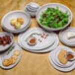 GET B-320-DVG Pottery Market 4 Qt. Glazed Gray Melamine Bowl with White Trim - 3/Case GET B-320-DVG Pottery Market 4 Qt. Glazed Gray Melamine Bowl with White Trim - 3/Case