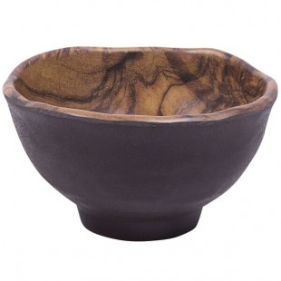 Elite Global Solutions D4149RB-SEQ Sequoia 9 oz. Round Wood Grain Melamine Bowl - 6/Case Elite Global Solutions D4149RB-SEQ Sequoia 9 oz. Round Wood Grain Melamine Bowl - 6/Case