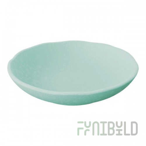 Dalebrook Mineral from Global Tableware Collective 48 oz. Aqua Crackle Melamine Bowl - 10/Case