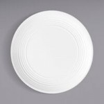 TableCraft Pulito 14 oz. White Embossed Wide Rim Melamine Pasta Bowl