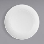 TableCraft Pulito 14 oz. White Embossed Wide Rim Melamine Pasta Bowl