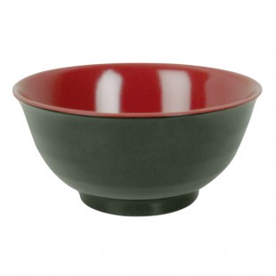 Thunder Group 5565JBR 28 oz. Two Tone Melamine Noodle Bowl - 12/Pack Thunder Group 5565JBR 28 oz. Two Tone Melamine Noodle Bowl - 12/Pack