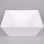American Metalcraft AWMSQ53 Endurance 23 oz. Square Melamine Serving Bowl - Antique White American Metalcraft AWMSQ53 Endurance 23 oz. Square Melamine Serving Bowl - Antique White