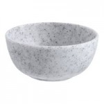Acopa Cavern 24 oz. Light Gray Round Melamine Bowl - 12/Case