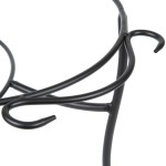 American Metalcraft TLSP1219 Ironworks Two-Tier Round Display Stand with Curled Feet