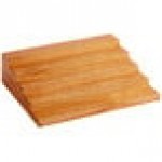 Acopa Mesa 75 Hole Dark Brown Wood Skewer / Cake Pop Holder