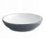 Acopa Embers 32 oz. Midnight Blue Matte Stoneware Pasta Bowl - 12/Case