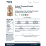 Ken's Foods 1 Gallon Deluxe Thousand Island Dressing - 4/Case Ken's Foods 1 Gallon Deluxe Thousand Island Dressing - 4/Case