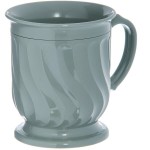 Dinex DX300084 Turnbury 8 oz. Sage Insulated Mug with Pedestal Base - 48/Case Dinex DX300084 Turnbury 8 oz. Sage Insulated Mug with Pedestal Base - 48/Case