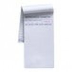 Choice 2 Part Green and White Carbon Guest Check - 50/Case
