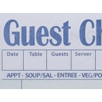 Choice 2 Part Green and White Carbon Guest Check - 50/Case
