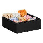 Cal-Mil Onyx Black 9-Compartment Metal Condiment Organizer Cal-Mil Onyx Black 9-Compartment Metal Condiment Organizer